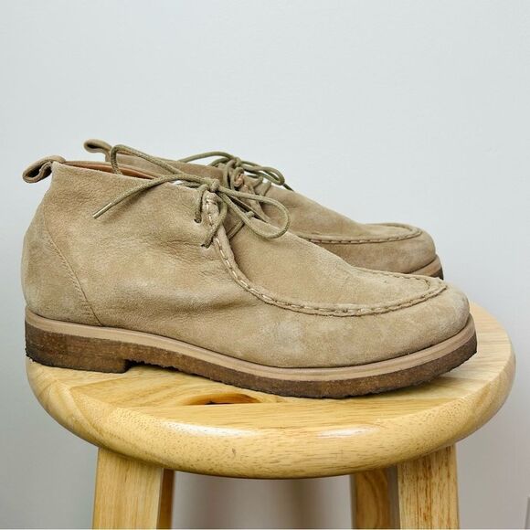 Mari Giudicelli Moccasin Suede Lace Up‎ Boot - Picture 8 of 11